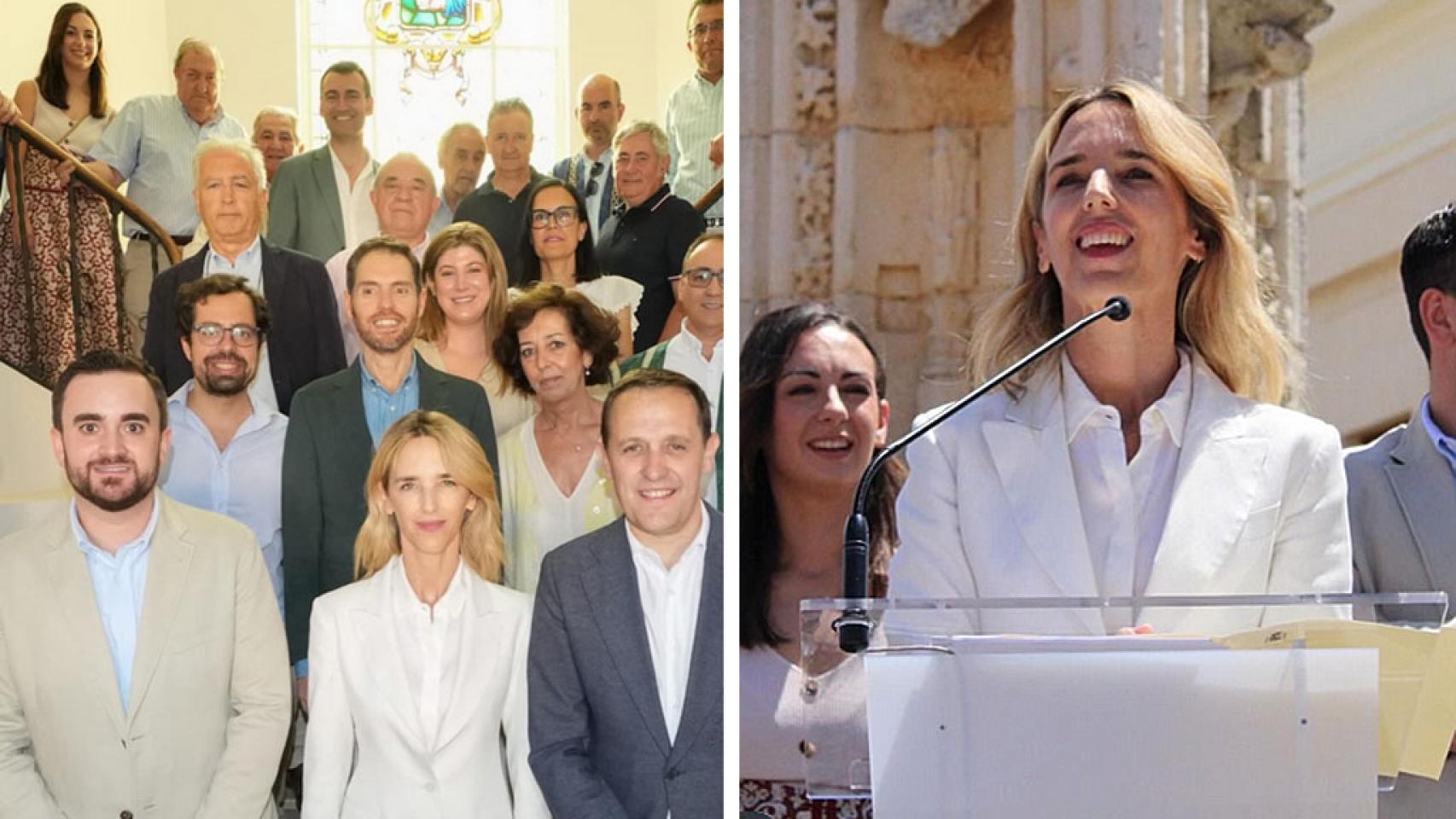 Imagenes de Cayetana Álvarez de Toledo en Villalón. 