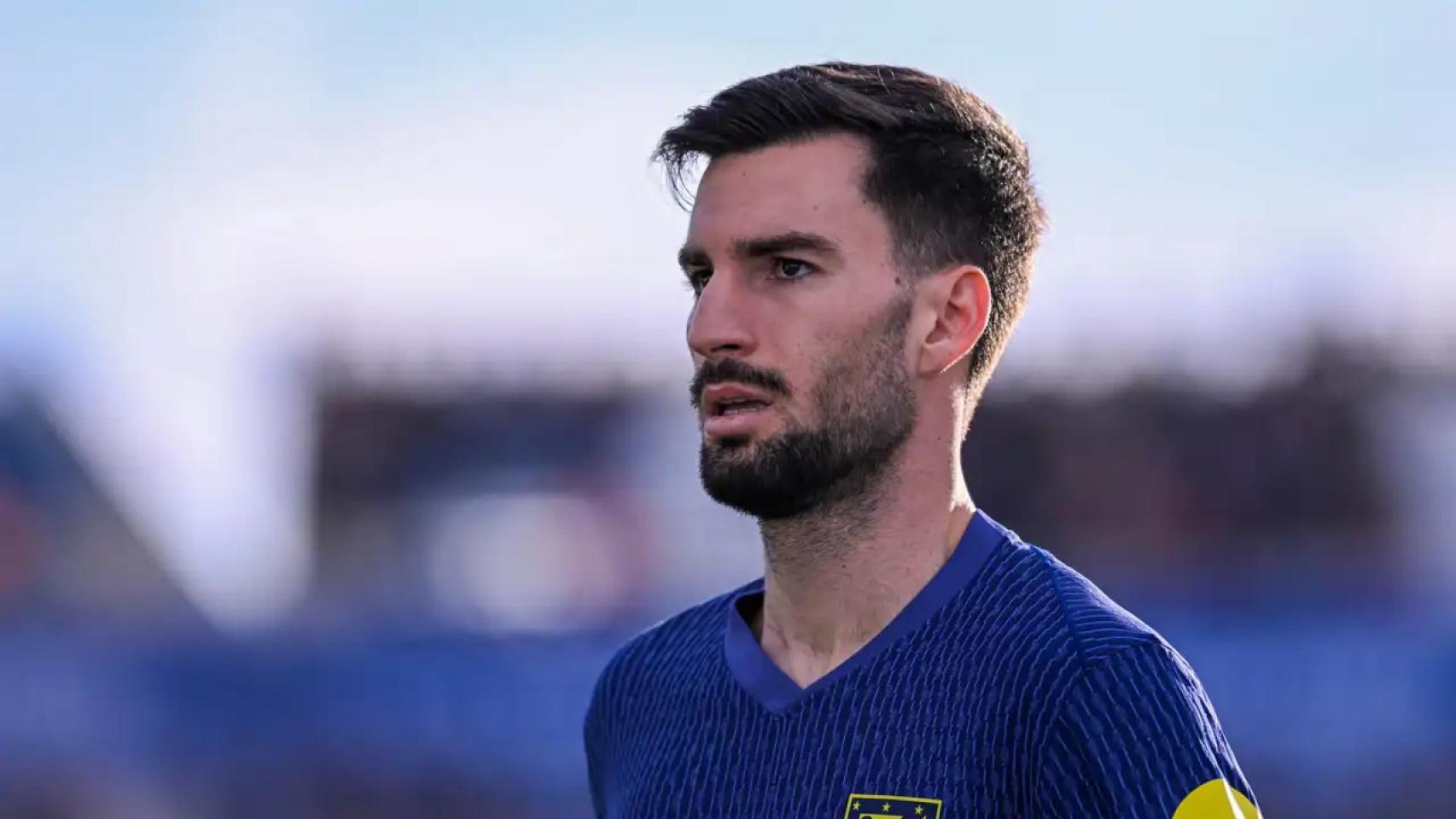 Álex Baena, durante un entrenamiento.