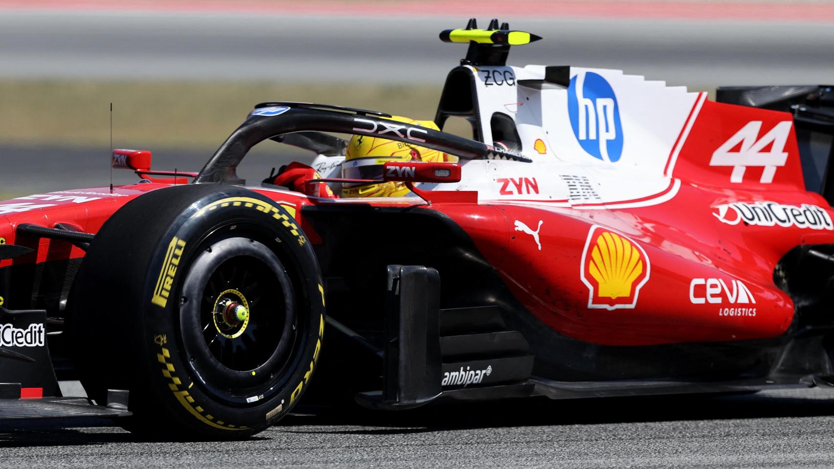 Lewis Hamilton, durante el GP de Montmeló.