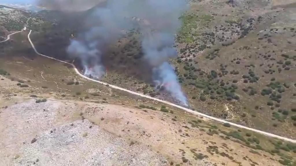 Vídeo del incendio de Alpandeire.