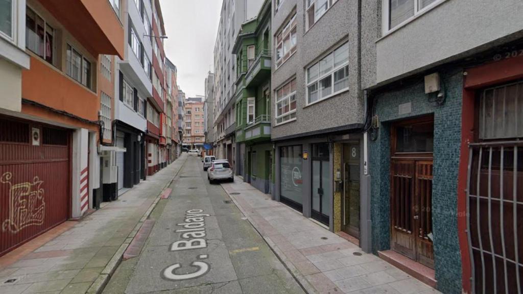 Calle Baldaio en A Coruña.
