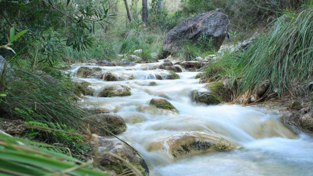 El río Chíllar, en una foto.