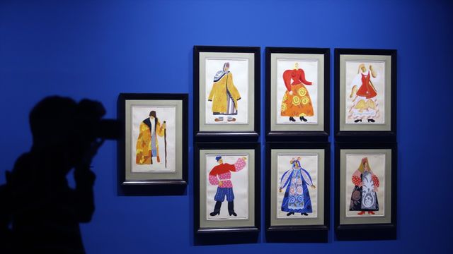 Una de las obras de la muestra 'Arte Ruso, Una Mirada Inglesa', una colección privada de pintura rusa propiedad de Jennifer Green y presentada por primera vez en la Colección del Museo Ruso. Foto: Álex Zea / Europa Press