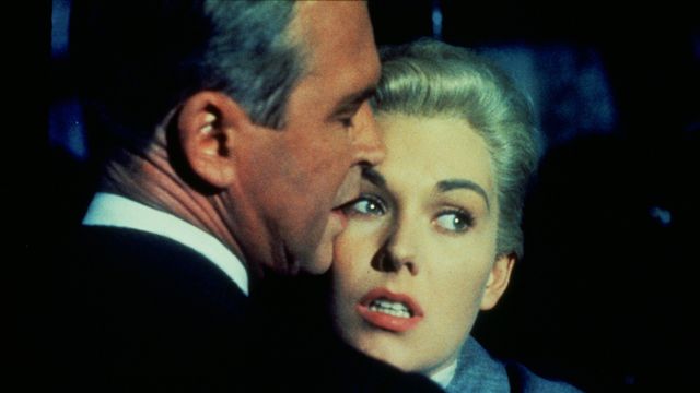 James Stewart y Kim Novak, en 'Vértigo' (Alfred Hitchcock, 1958)