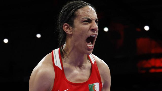 El boxeador argelino Imane Khelif durante los JJOO de París 2024.