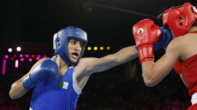 Imane Khelif en los Juegos Olímpicos de París 2024.
