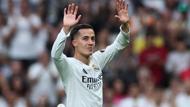 Lucas Vázquez, ovacionado.