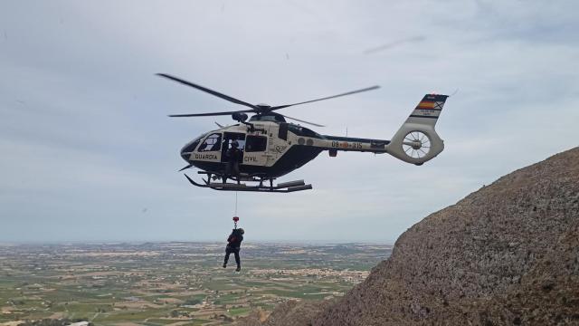 Imgen de archivo de un rescate en helicóptero del GREIM.