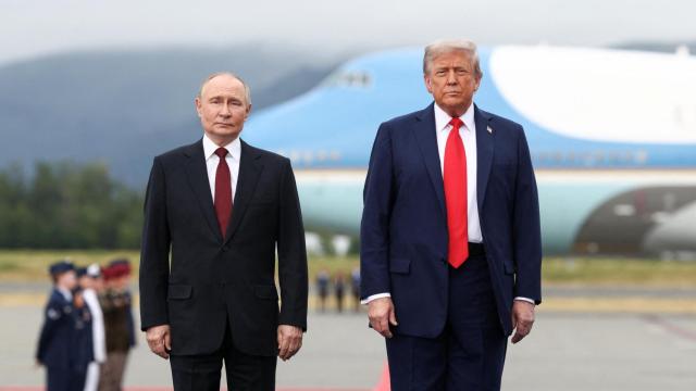 La cumbre de Trump y Putin en Alaska. Foto: Reuters