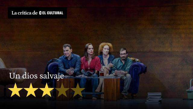 Luis Merlo, Natalia Millán, Clara Sanchís y Juanan Lumbreras en 'Un dios salvaje'