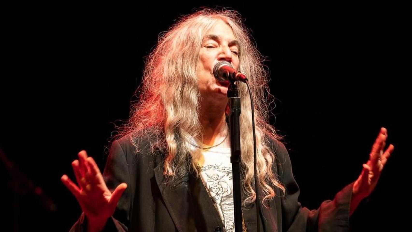 Patti Smith, en un concierto.