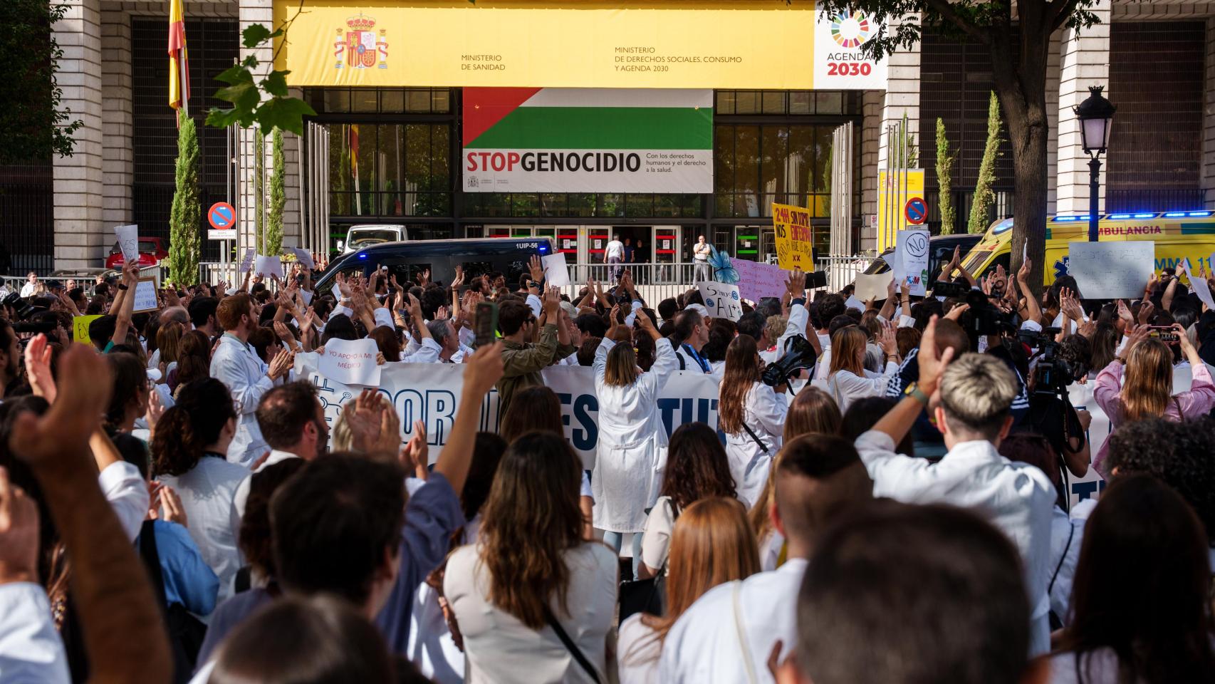 Huelga médica del pasado mes de octubre en Madrid