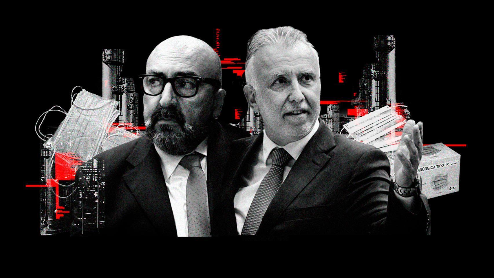 Representación de Koldo García y de Ángel Víctor Torres./