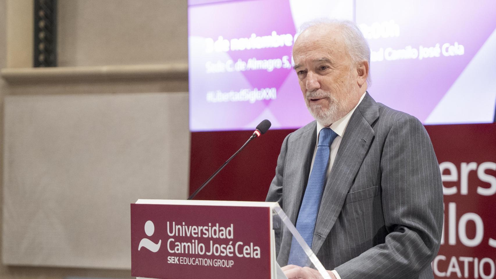 Santiago Muñoz Machado durante su participación en el ciclo 'La libertad en el siglo XXI'
