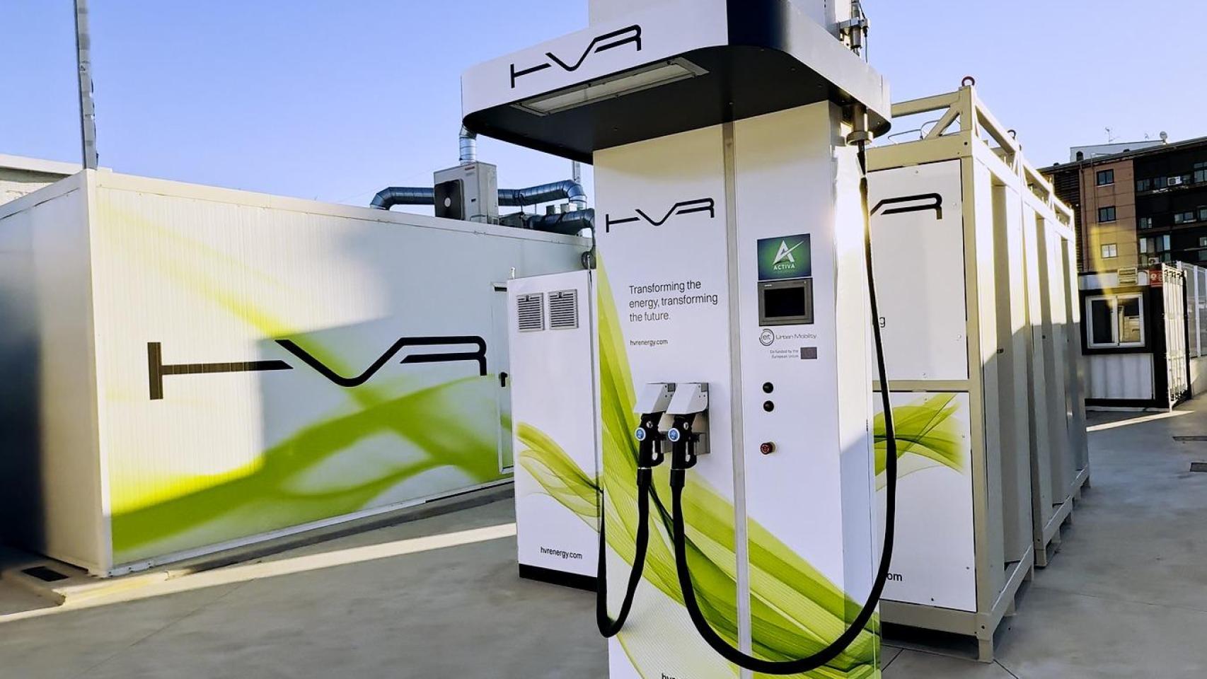 Estación modular de carga de hidrógeno de HVR Energy