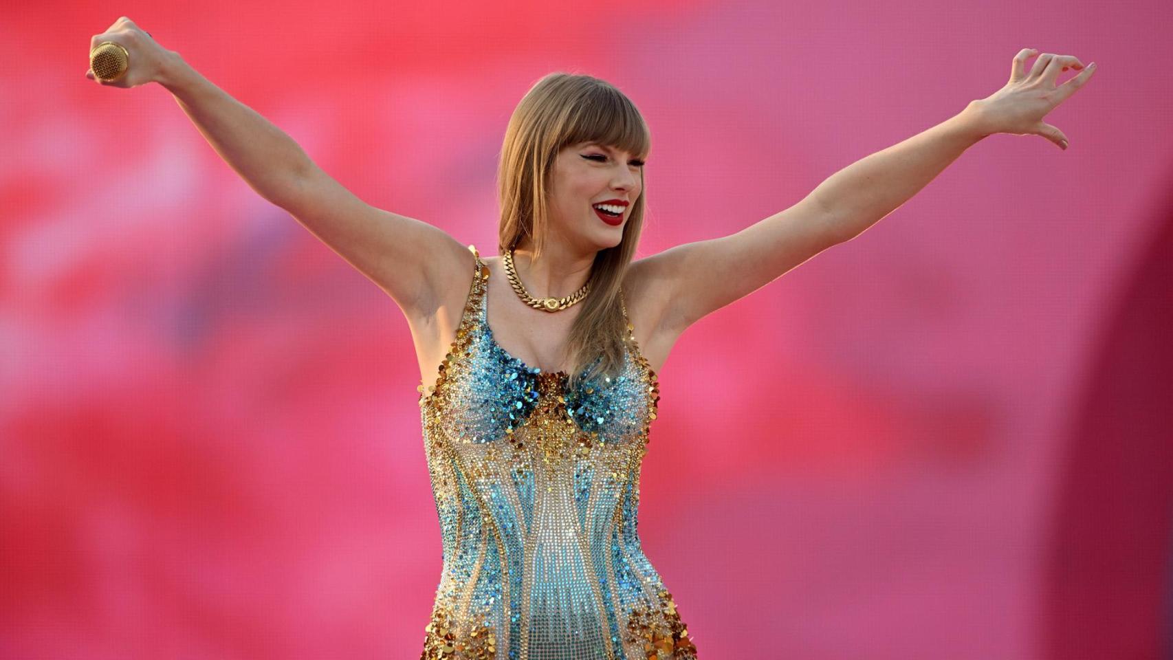 Taylor Swift durante su 'The Eras Tour'. Foto: GTRES / Jens Niering.