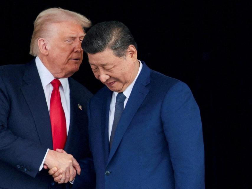 El presidente de Estados Unidos, Donald Trump, y el presidente chino, Xi Jinping.