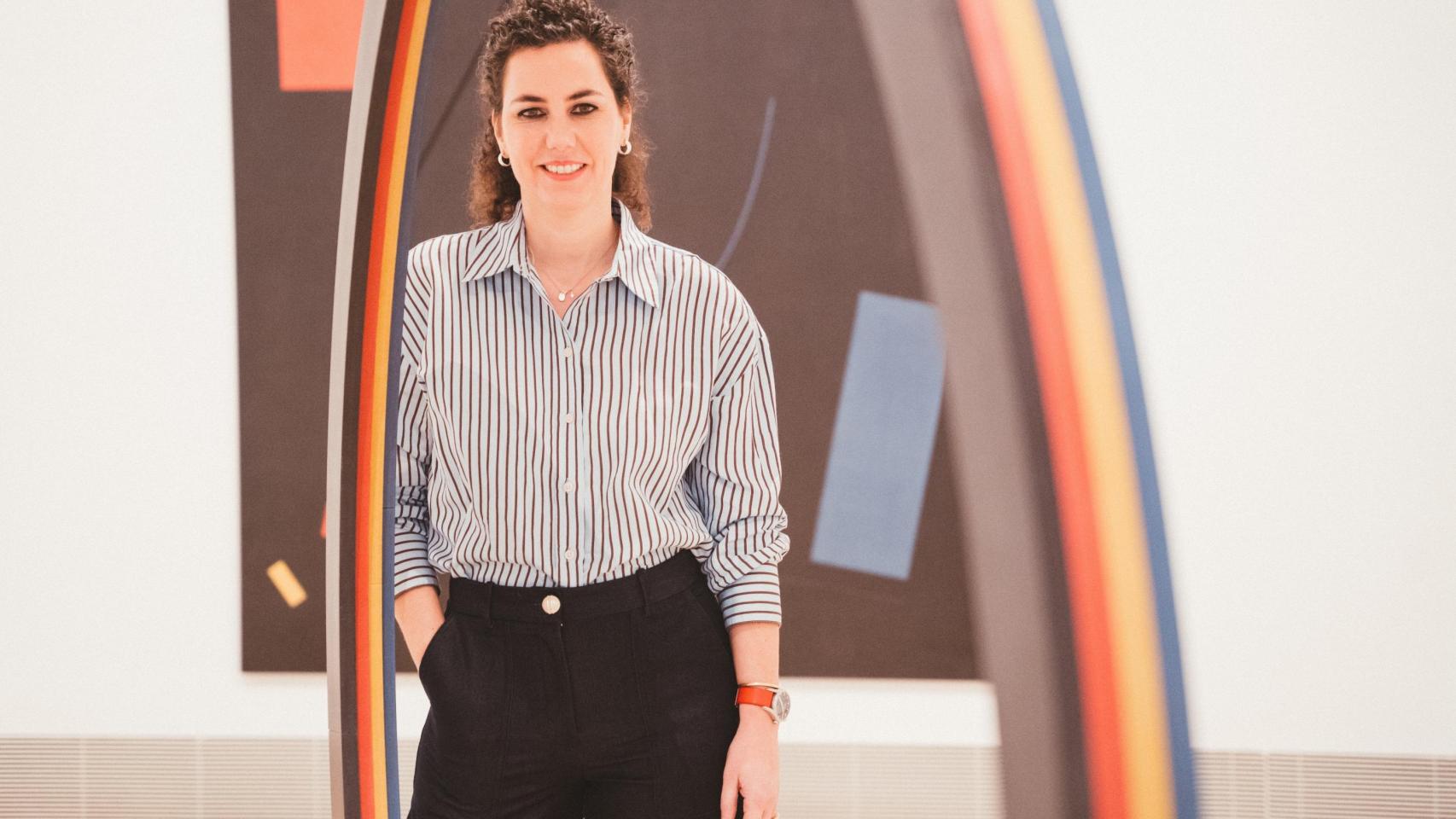 La artista Irma Álvarez-Laviada.