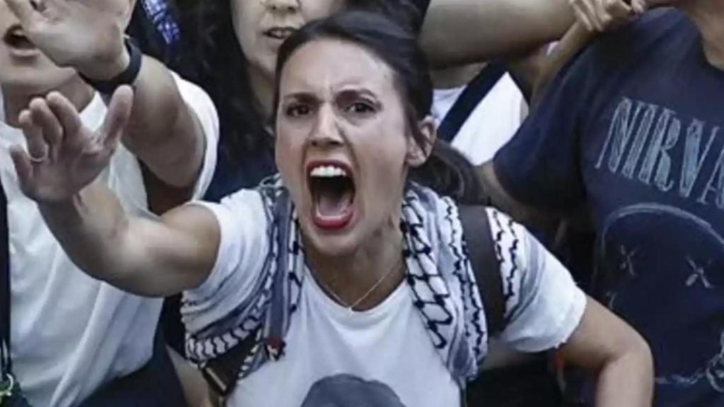 Irene Montero, feliz.