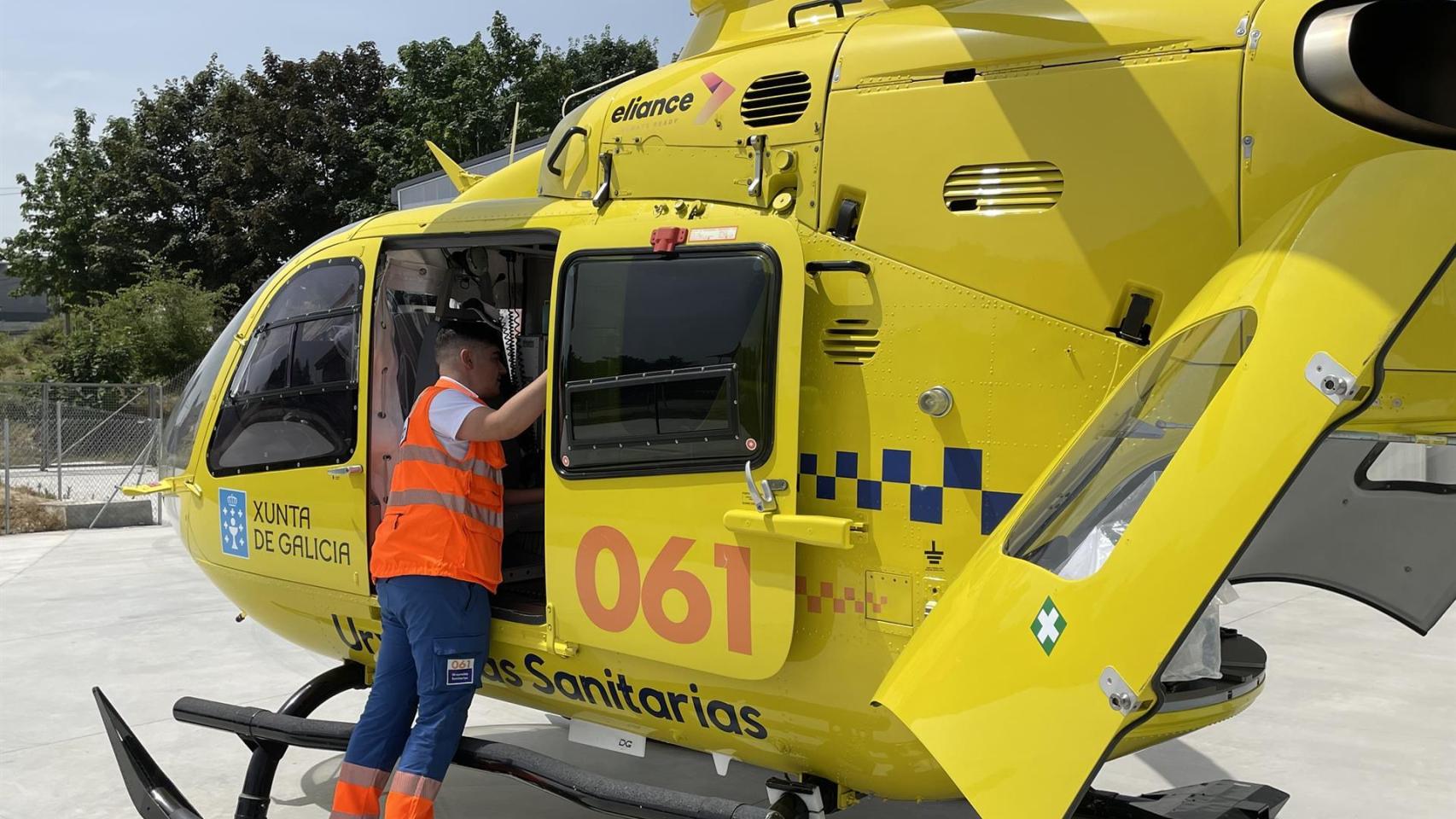 Helicóptero de Urxencias Sanitarias de Galicia-061