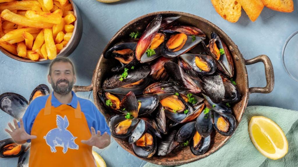 David de Jorge en un montaje de El Español