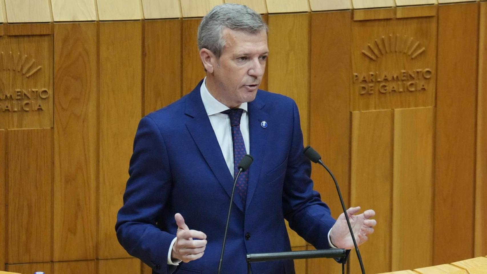 El presidente de la Xunta, Alfonso Rueda, interviene en el Debate Sobre el Estado de la Autonomía.