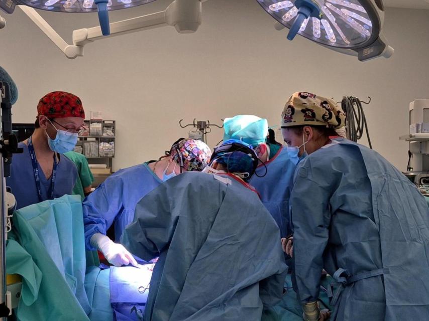 Quirófano de Cirugía Cardiaca Pediátrica del Hospital 12 de Octubre.