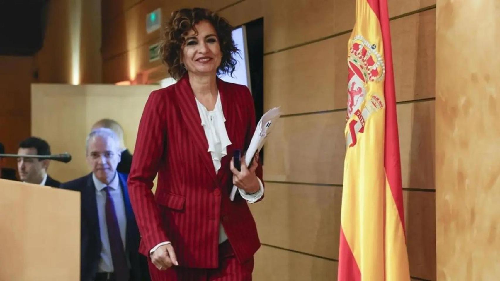 María Jesús Montero, vicepresidenta primera y ministra de Hacienda.