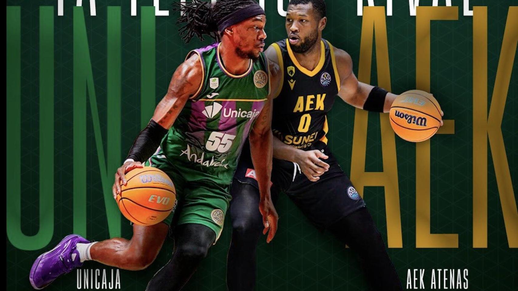 Unicaja vs. AEK de Atenas, semifinal de la Final Four de la BCL