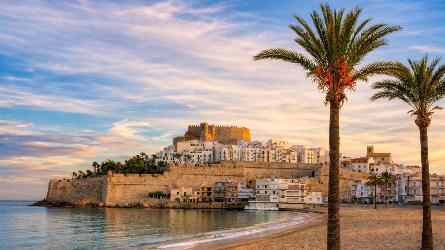 Peñíscola, conocida como la 'Ciudad en el Mar'.