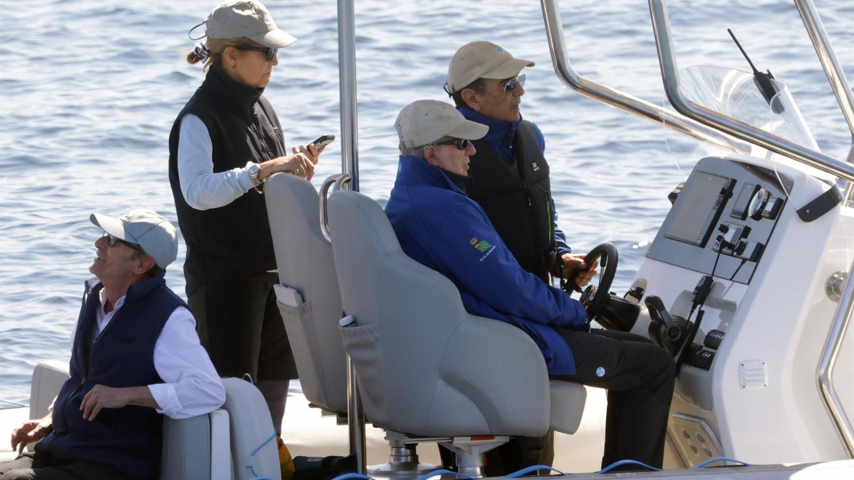 Segunda jornada de navegación en Sanxenxo (Pontevedra) de Juan Carlos I