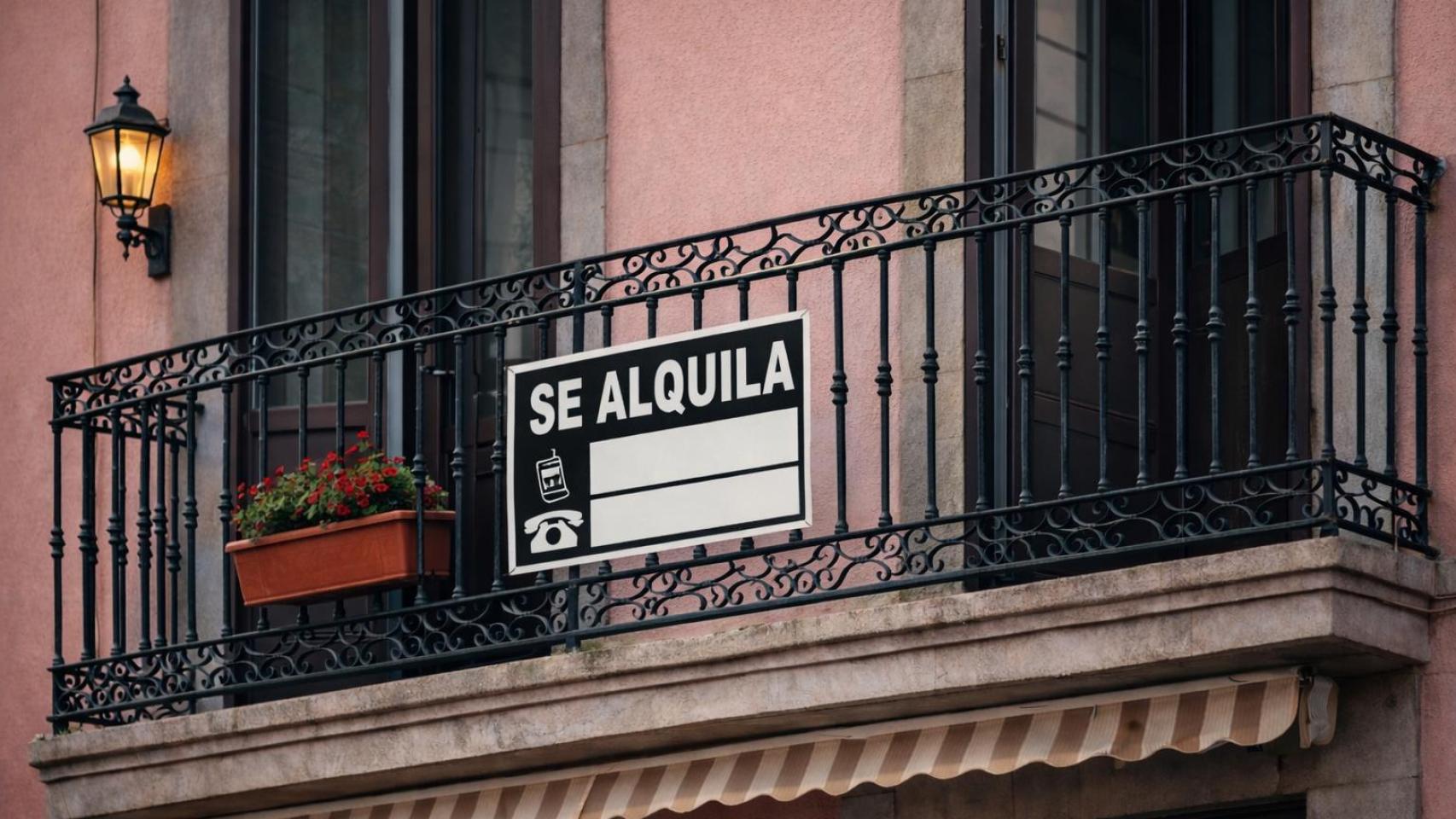 Una vivienda en alquiler.