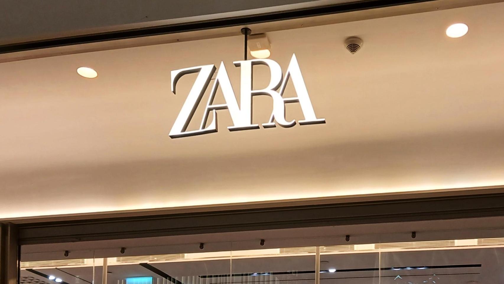 Letrero de Zara