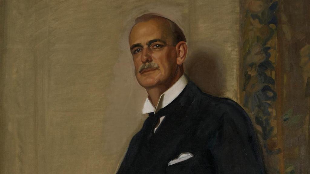 José María López Mezquita: 'Archer M. Huntington', 1926 (detalle). © Hispanic Society of America, Nueva York