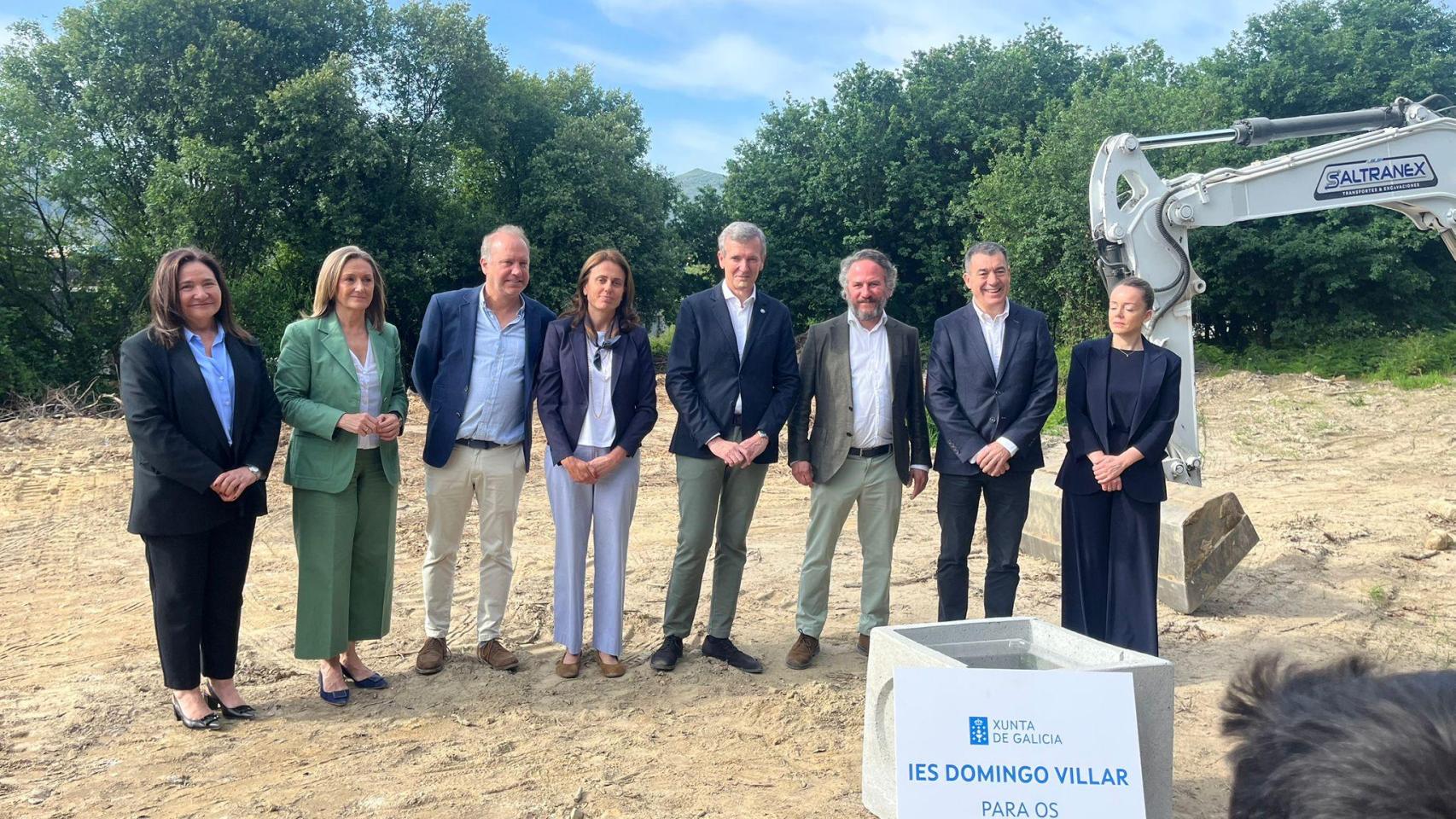 Acto de arranque de las obras del IES Domingo Villar
