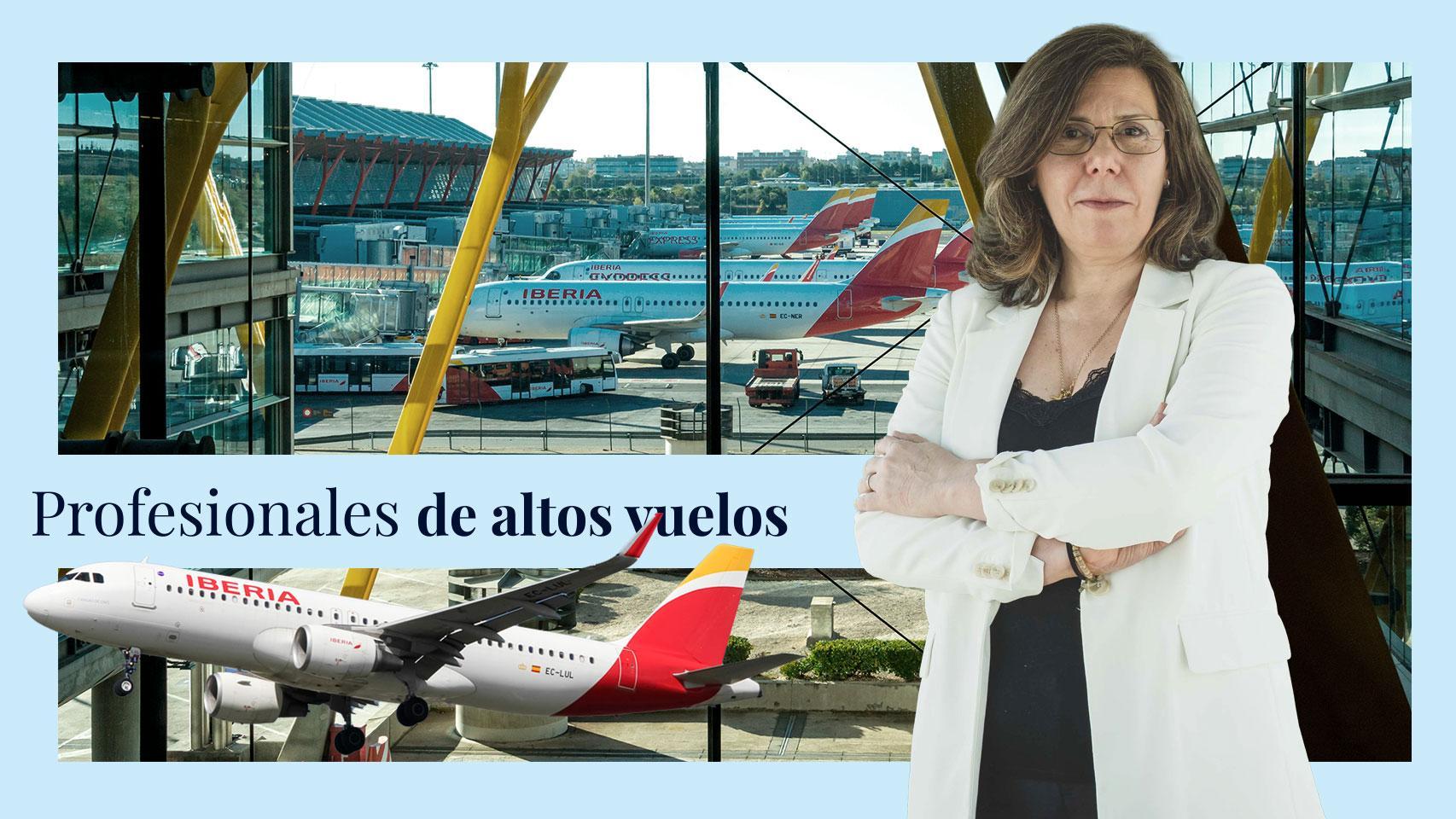 Enedina Delgado y el engranaje invisible de Iberia en Barajas.