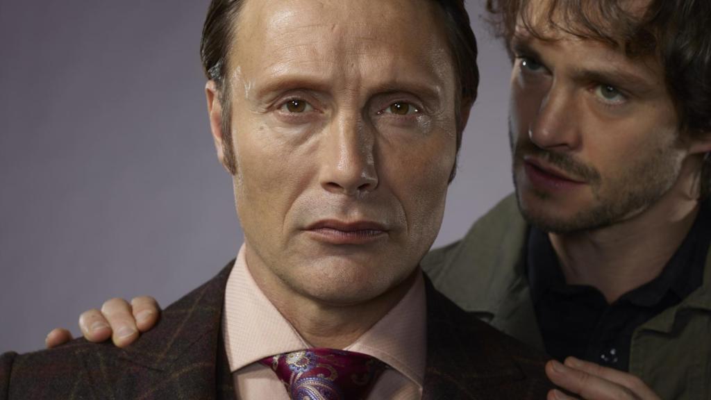 Mads Mikkelsen y Hugh Dancy en 'Hannibal'