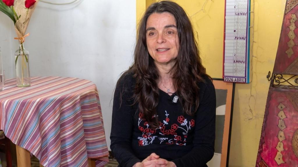 Gema inquilina que lleva 25 años en su vivienda en Barcelona. 