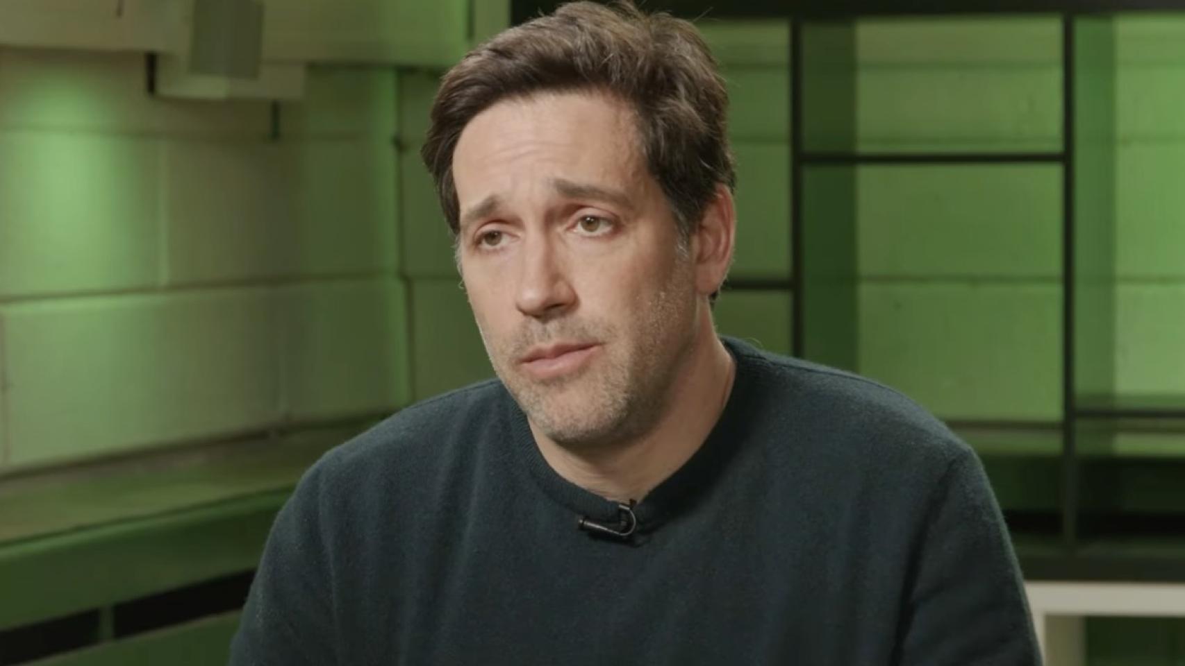 Gyula Balásy durante la entrevista