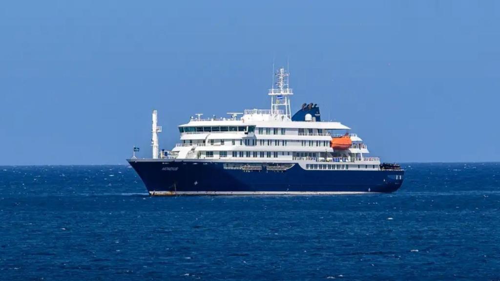 El crucero holandés MV Hondius.