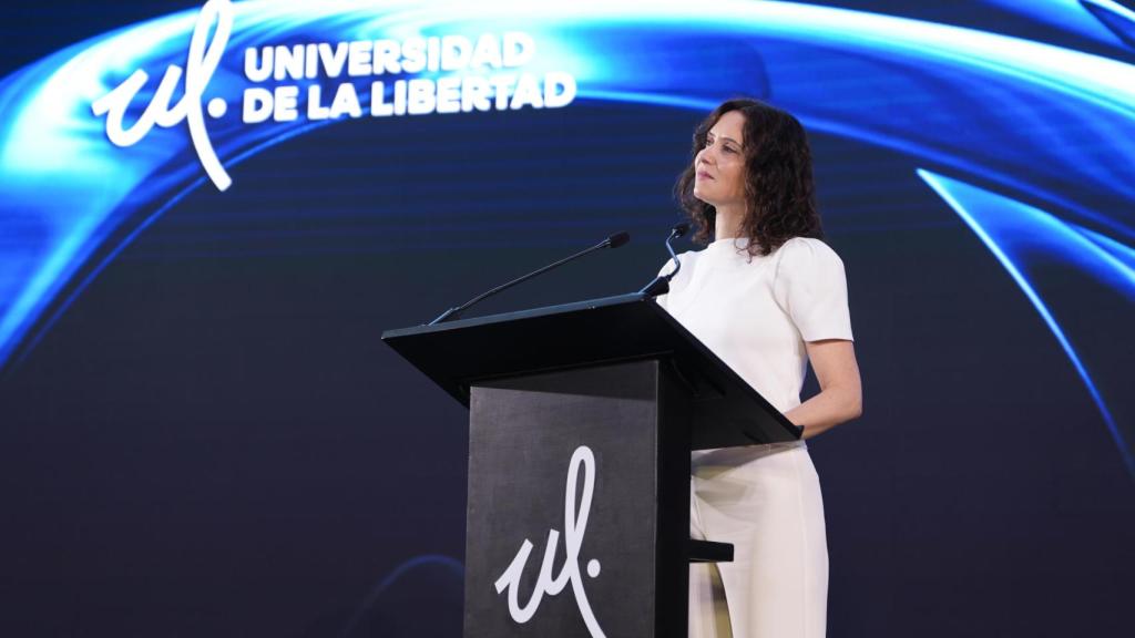 La presidenta de la Comunidad de Madrid, Isabel Díaz Ayuso, en la cuarta jornada de su viaje institucional a México.