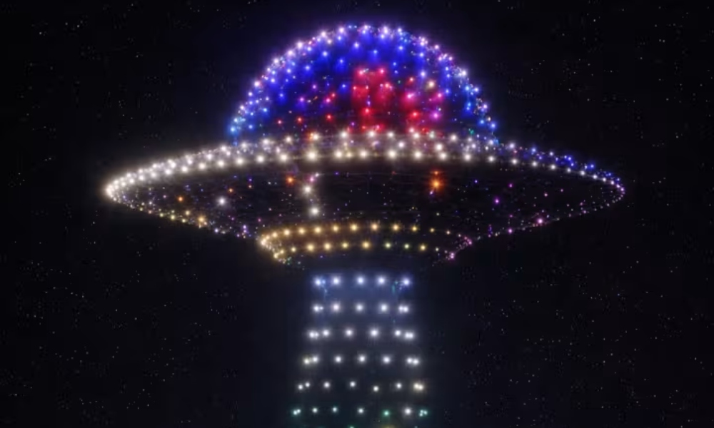 Fever Drone Art Space Chase