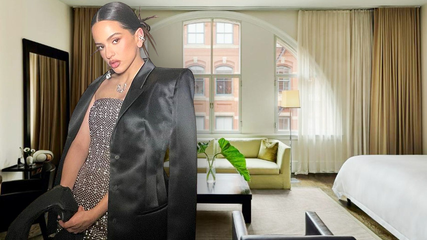 Descubrimos dónde está alojada Rosalía en Nueva York.
