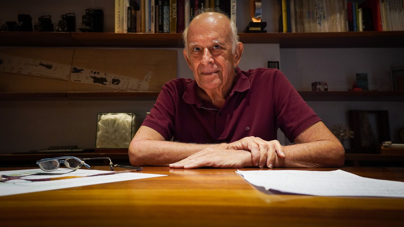 El arquitecto José Seguí, en su despacho.