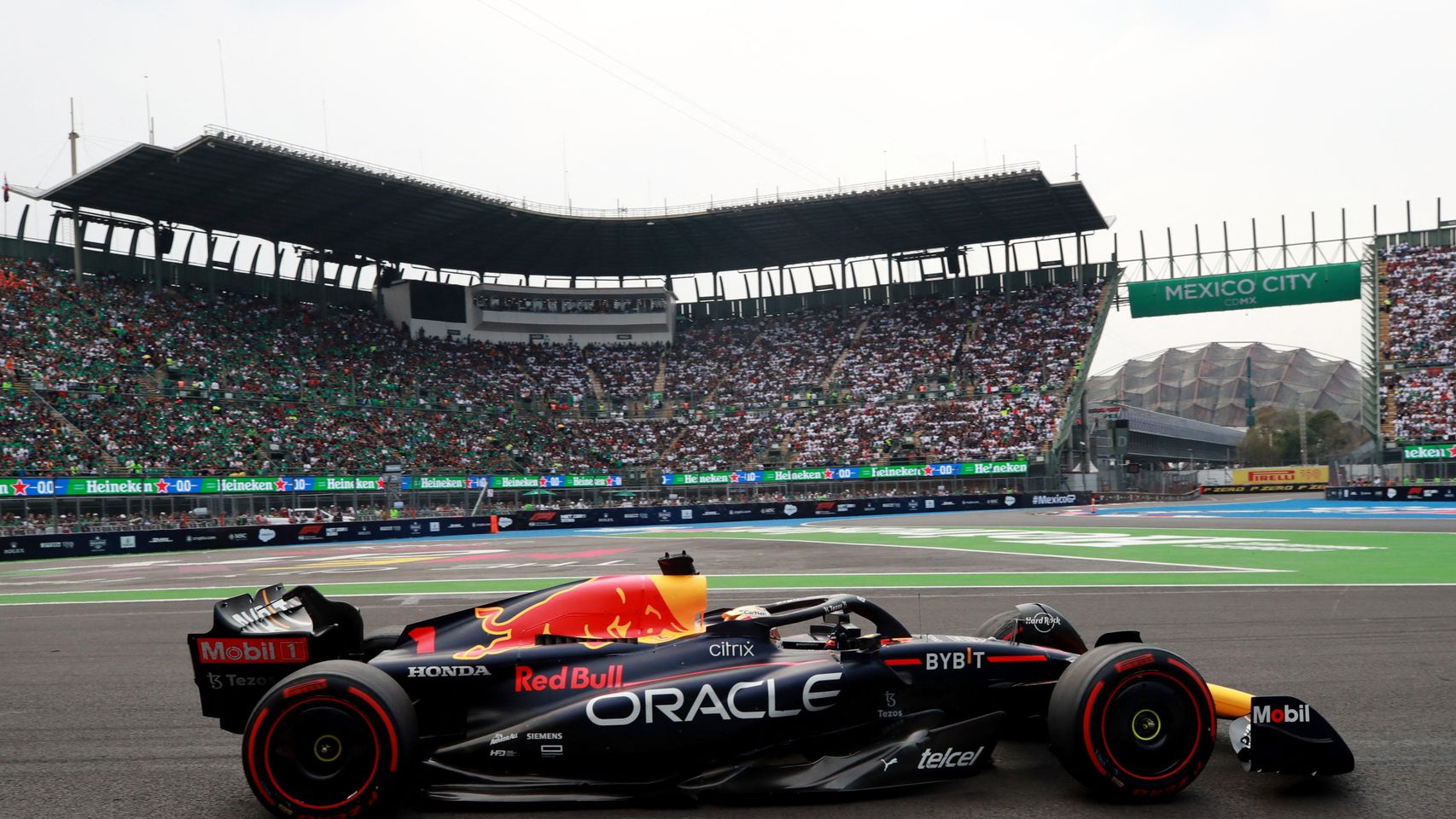 Verstappen, ganador del Gran Premio de México.