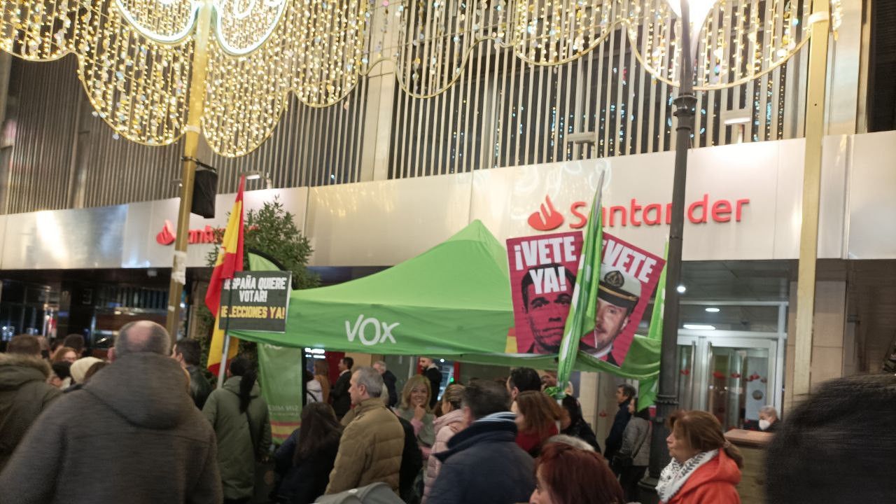 Manifestación de Vox en Valladolid