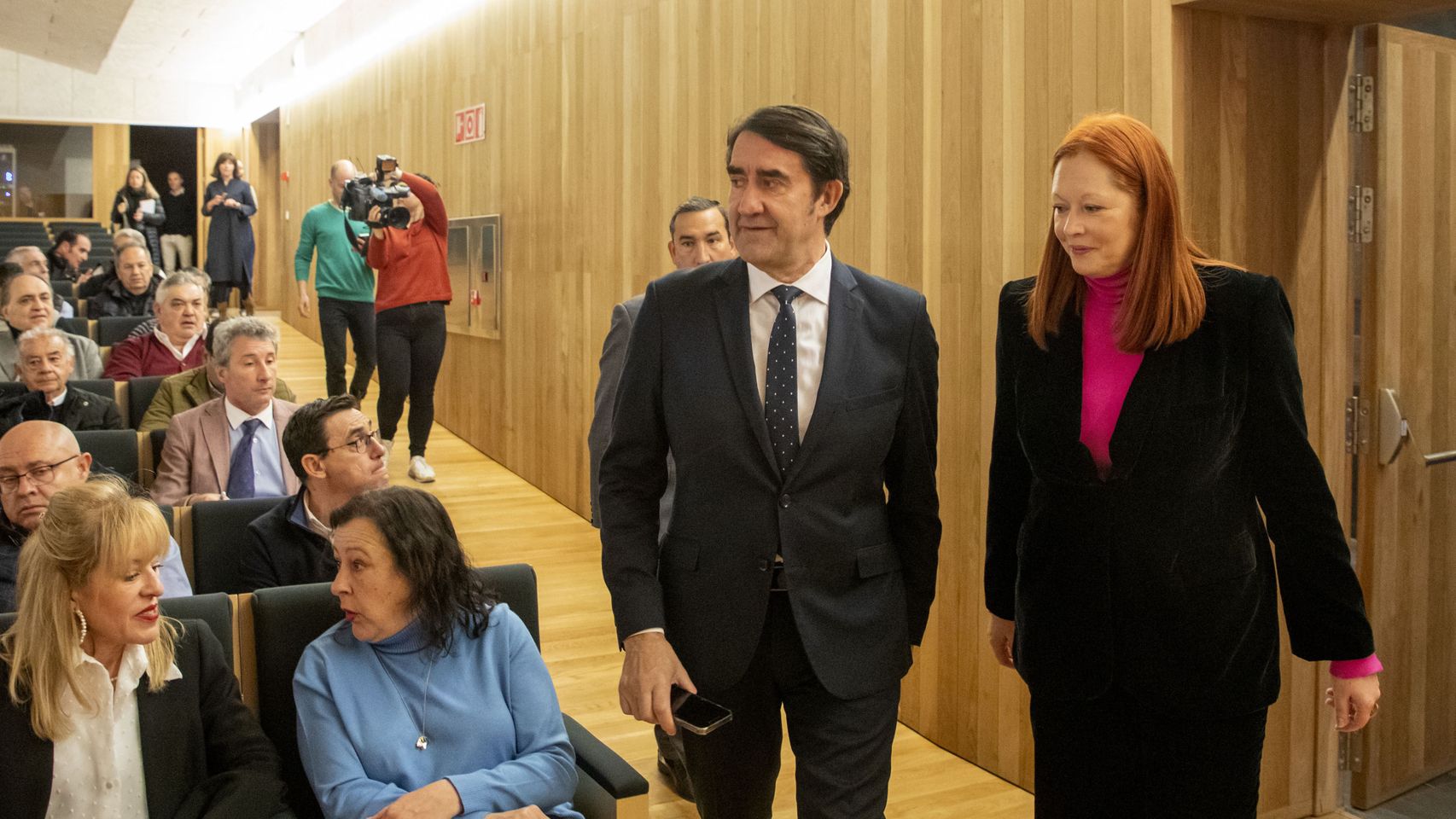 El consejero de Medio Ambiente, Vivienda y Ordenación del Territorio, Juan Carlos Suárez-Quiñones, en Salamanca