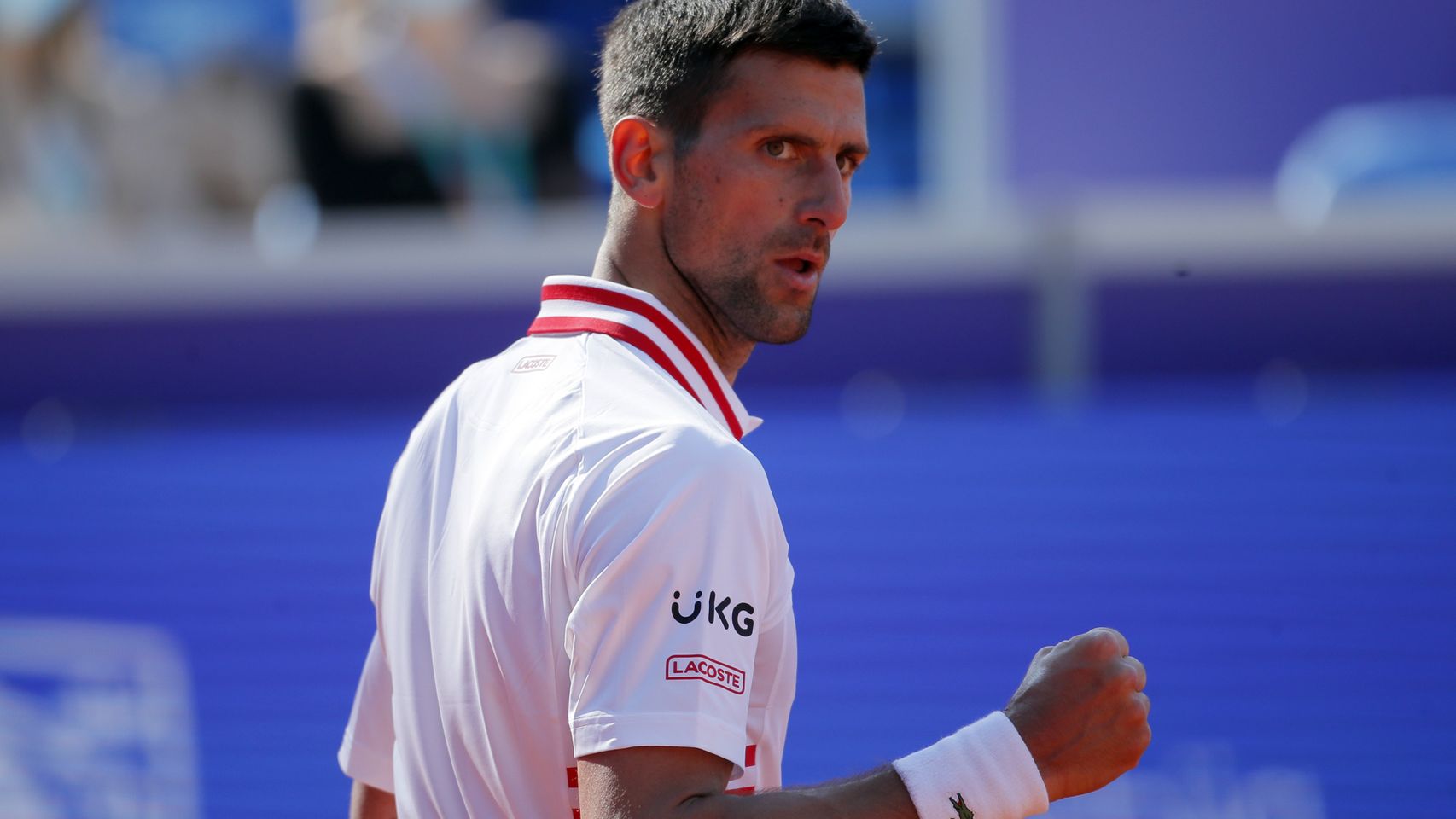 El tenista Novak Djokovic, durante un partido