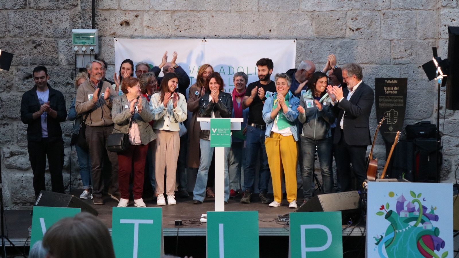 María Sánchez y el resto del equipo de VTLP