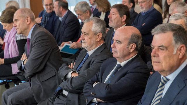 Imagen de archivo del juicio de los ERE en la Audiencia Provincial de Sevilla.